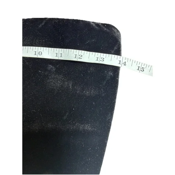 Good American Jumpsuit Size 1 Small Black Strapless Velvet V Neck - Picture 12 of 14